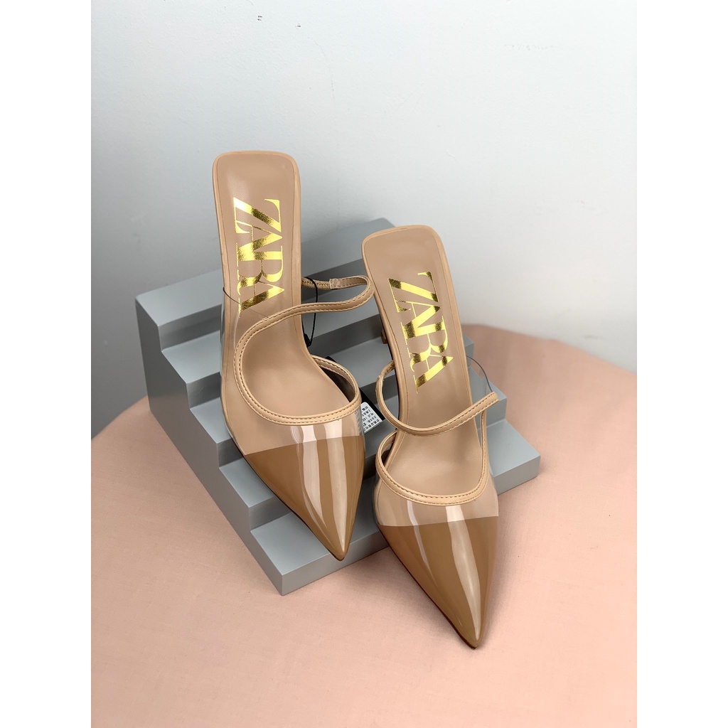 SEPATU WANITA ZS393 VYNIL HEELS PREMIUM IMPORT