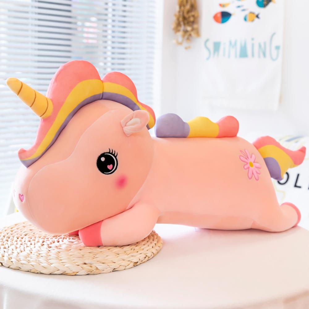 Timekey Mainan Boneka Stuffed Plush Unicorn 40cm Untuk Hadiah Natal / Ulang Tahun Anak Perempuan S7X7