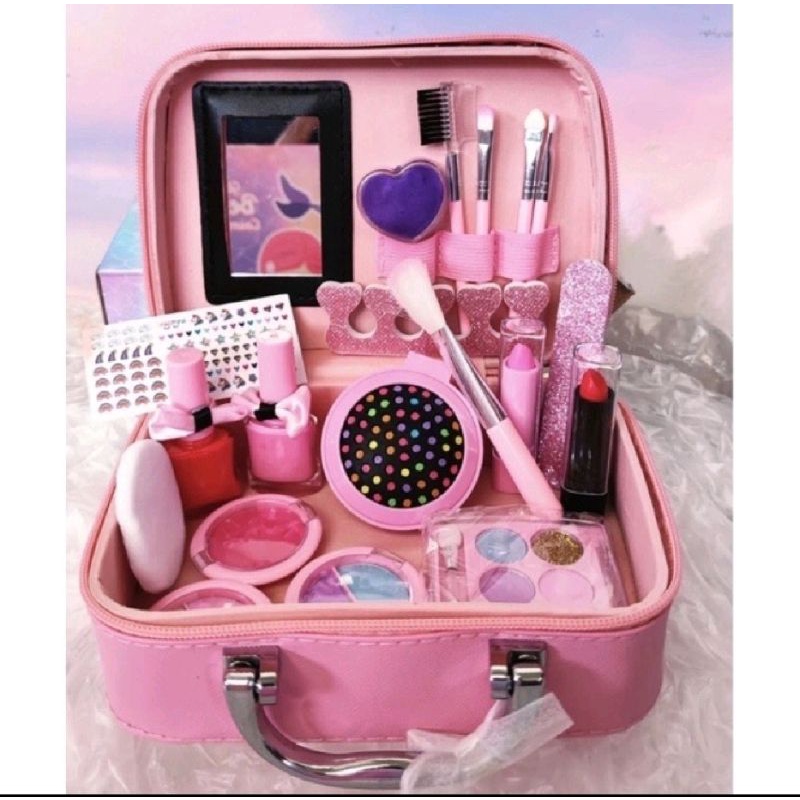 Mainan Make Up Anak Dengan Fungsi Asli Souvenir Kado Ulang Tahun Anak Make up Kit Set