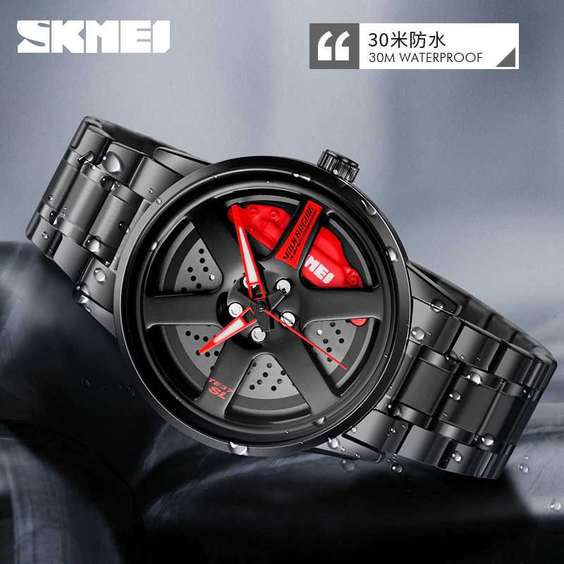 SKMEI Jam Tangan Analog Pria Stainless Steel Strap - 1787