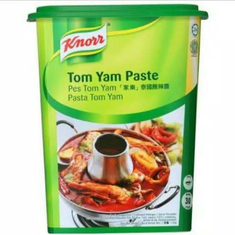 KNORR TOM YAM TOMYUM TOM YAM TOM YUM PASTE BERAT 1500gram atau 1.5kg BUMBU TOMYAM ASLI ENAK