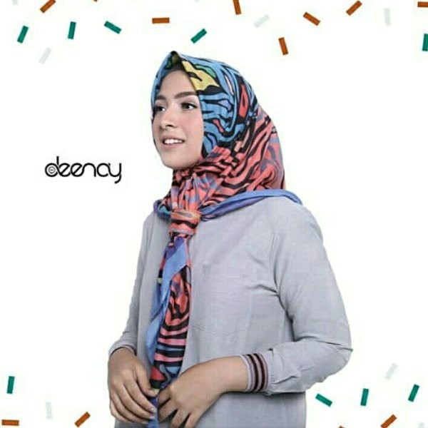 PROMO Deenay Hijab - Kerudung Deenay - Jilbab Deenay Voal Premium Motif Chippo - ORI