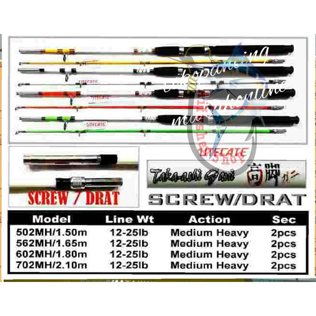 JORAN UTECATE TAKA-ASHI GANI DRAT 12-25 LB