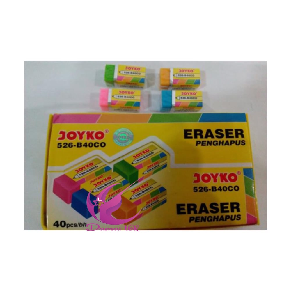 

Penghapus Eraser Joyko 526 B40 CO 4 Warna