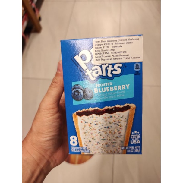 

Kelloggs Pop Tarts Frosted Blueberry isi 8 Pastries