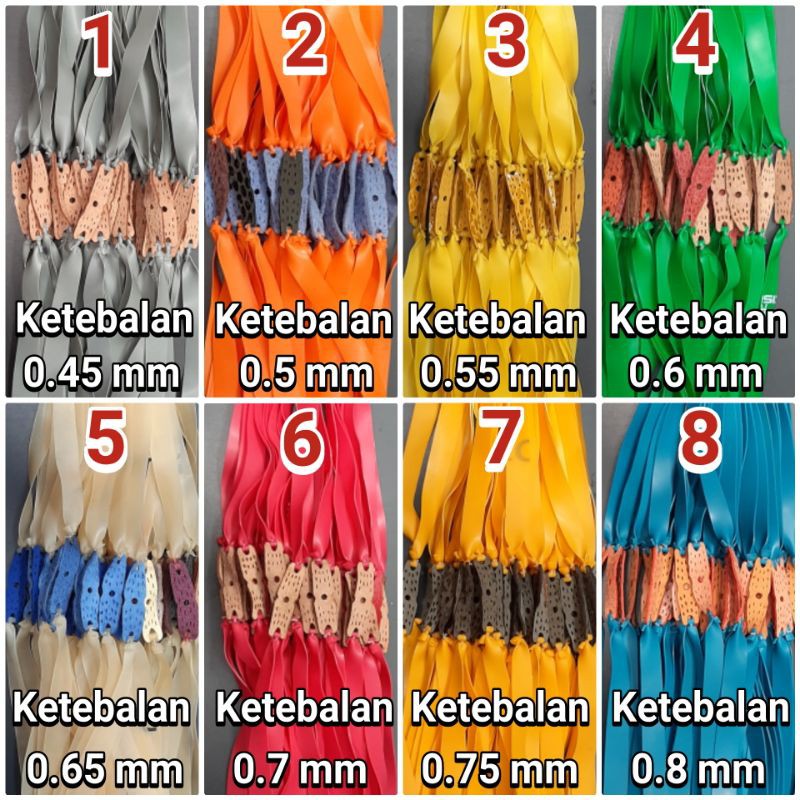 Flatband Slingshot Ketapel - Tali Rubber Slingshot slingshoot karet Tarikan ketapel