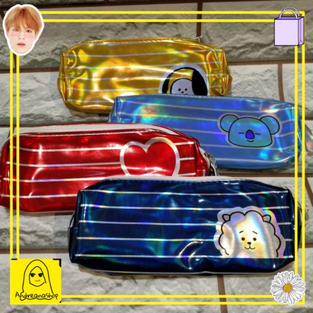 

[PROMO CUCI GUDANG!!!] TEMPAT PENSIL PENSIL CASE BT21 BTS