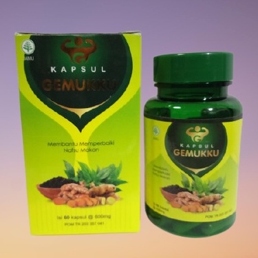 Kapsul GEMUK BADAN Gemukku isi 60 CV. HANIF HERBAL Asli Original 100%