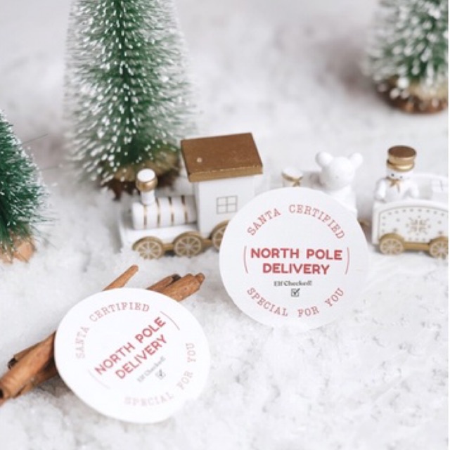 

[sonialee] Sticker Natal / Merry Christmas hampers souvenir gift
