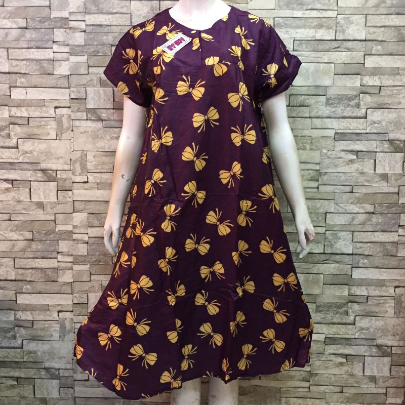 DASTER BALI MURAH MOTIF KEMBANG | BATIK AQILAH-KC 19