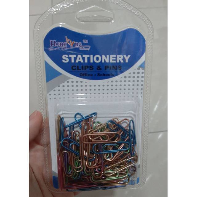 

Paper Clip / Penjepit Kertas / Klip Kertas 28mm 100pcs warna warni