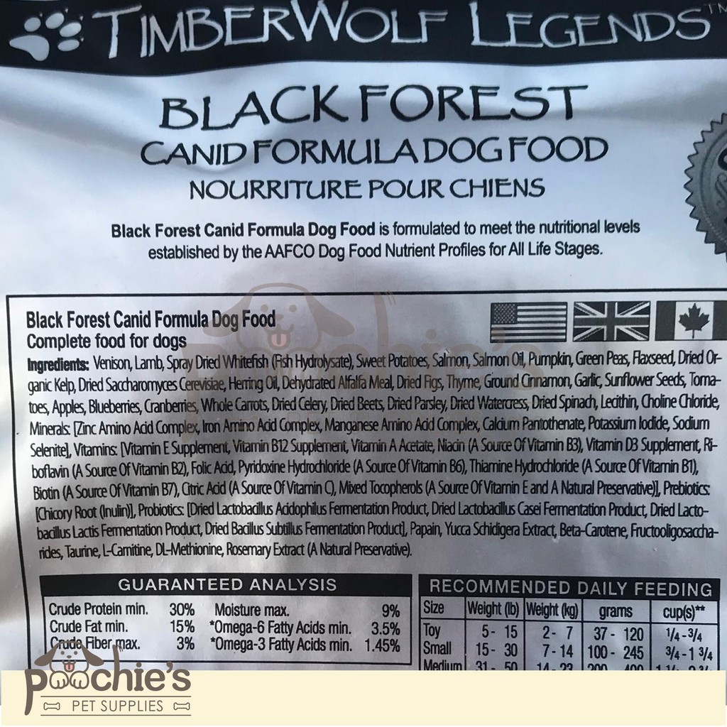 Timberwolf Dog Food Black Forest 1 360kg Shopee Indonesia