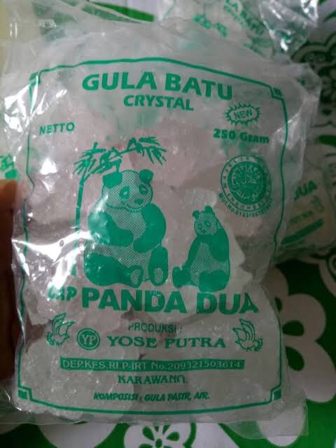 Gula Batu Cap Panda Dua 1 Paket ( 40 x250g )