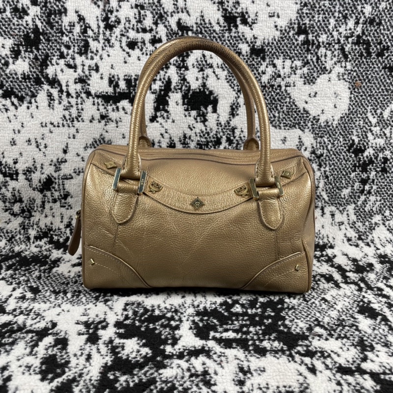 [PRELOVED] mcm gold speedy RARE COLOR