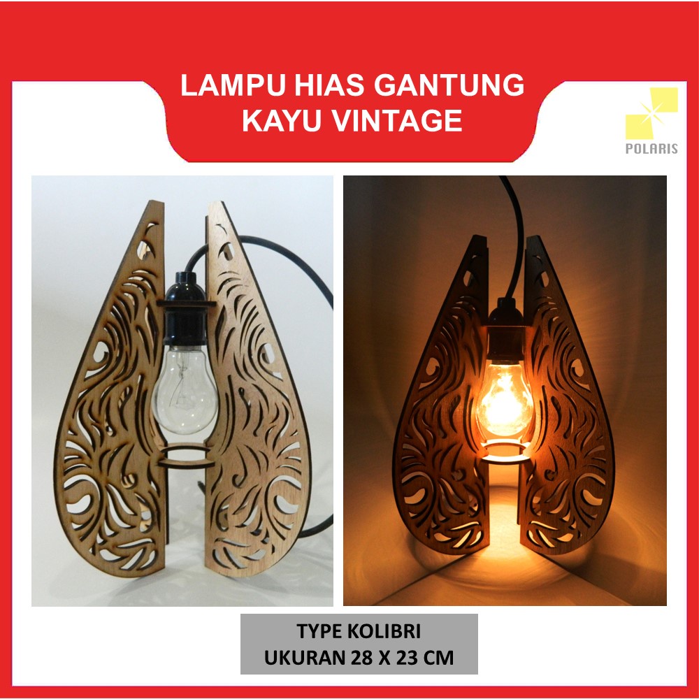 LAMPU HIAS GANTUNG RUANG TAMU KAMAR RUANG MAKAN VINTAGE UNIK MINIMALIS