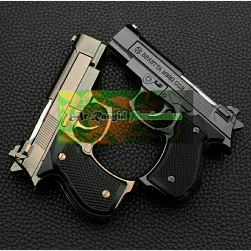 Cod Korek Api Gas bara model Pistol 67 korek Unik