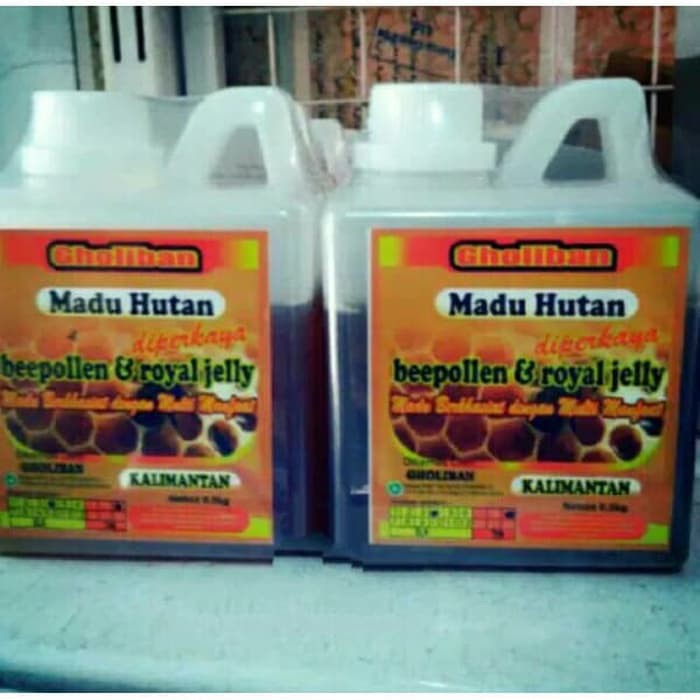 

Madu Hutan Kalimantan Gholiban Plus Bee Pollen Royal Jelly