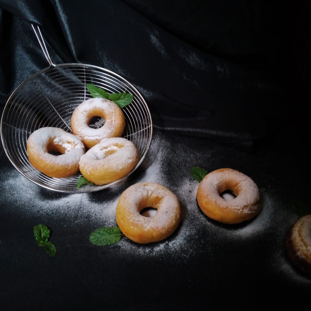 

[Labu emas dan Kentang] Frozen Donat