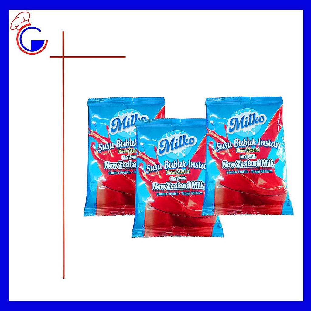 Susu Bubuk Cokelat Milko Sachet