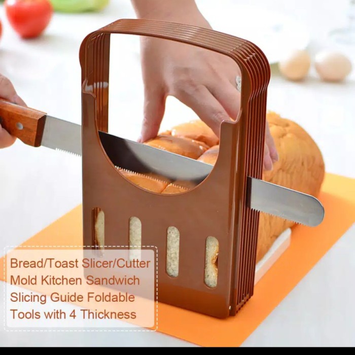 BAROKAH GAMIS Bread Slicer Cutter Alat Pembatas Potong Pemotong Slice Roti Tawar