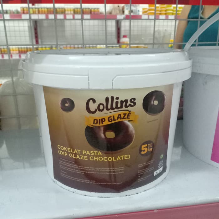 Jual Collins Dip Glaze Coklat 5kg Topping Donat Topping Pisang Nugget Indonesia Shopee Indonesia