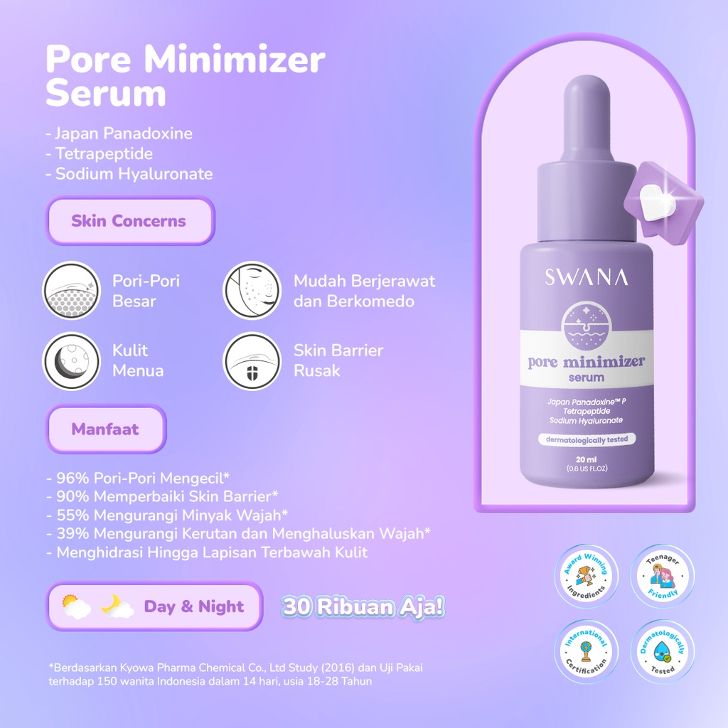 Swana Serum Pore Minimizer BPOM VITAMIN KU