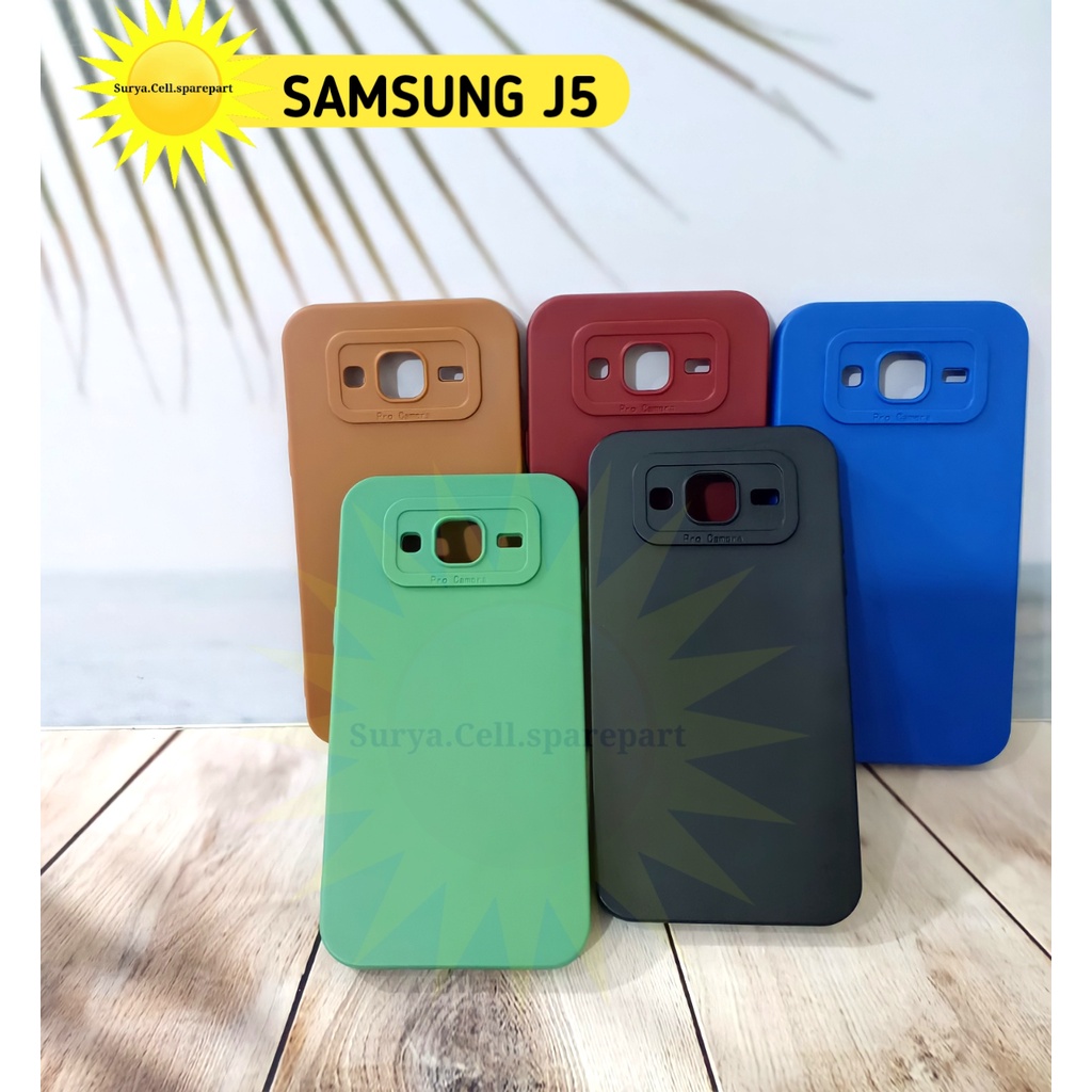 Case Slim Matte Pro Camera Samsung J5 2015 J500 - SC