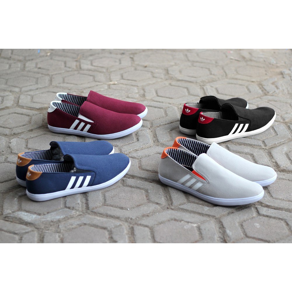 Fashion Pria Sepatu Slop DEP Mokasin Murah Kerja Stylish Trendy Slipon Simple