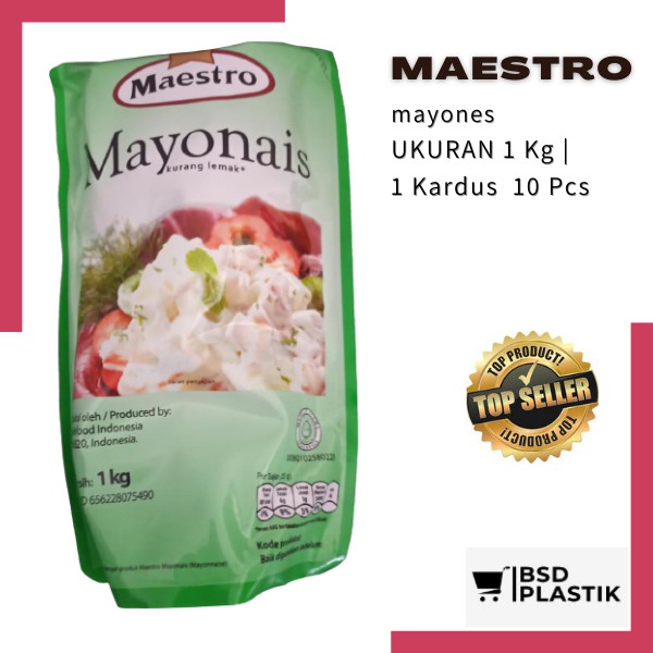 

Mayonaise Maestro Mayones Maestro Mayonaise 1kg Mayo Mayonnaise Mayonise Mayones Besar Jumbo