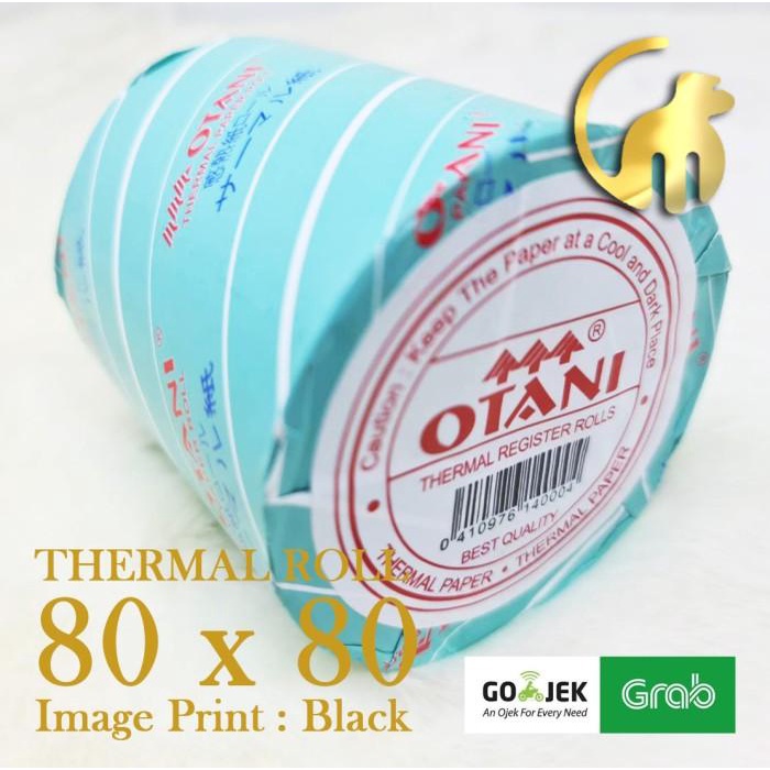 

Termal | [1 Dus] Thermal Paper Roll Otani 80 X 80 - Kertas Termal Struk Kasir