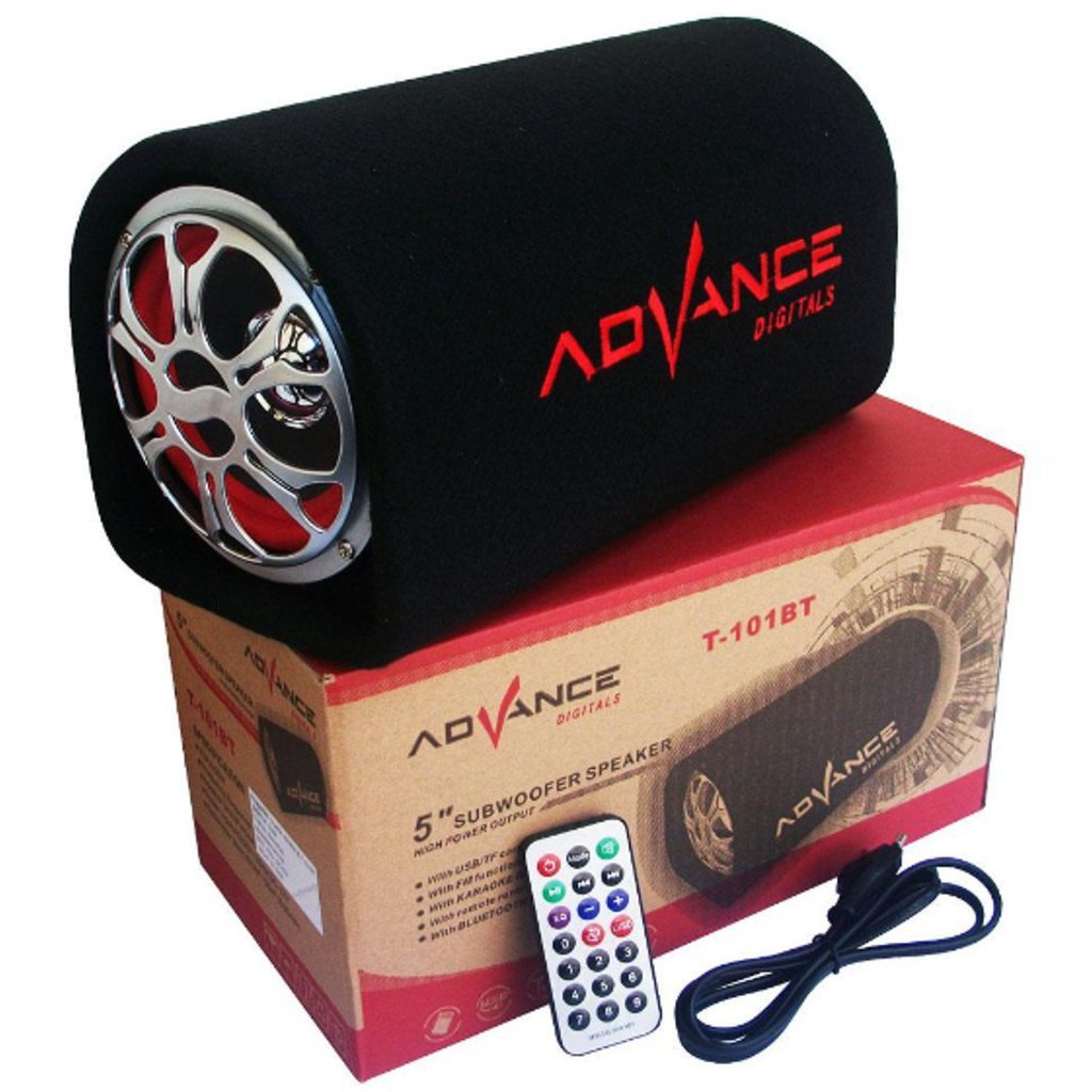 Advance Speaker Bluetooth T-101bt + Karaoke + Fm - 5&quot; mp3