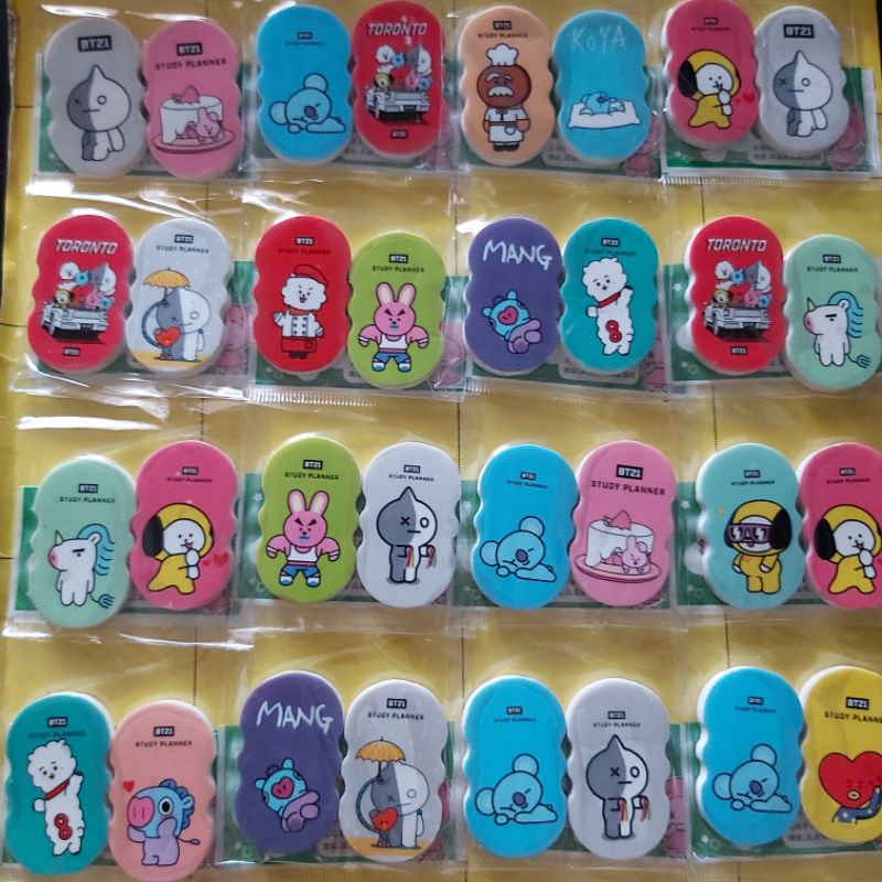 

8 PCS penghapus pensil/penghapus pensil/penghapus karakter/perlatan sekolah/penghapus pensil