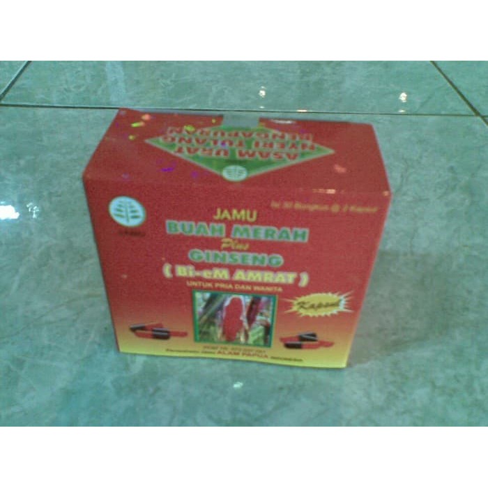 

JAMU BUAH MERAH Plus GINSENG MMM611