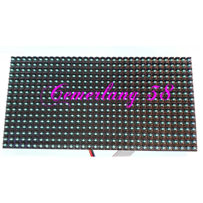 Module / Modul / Panel Led P10 Running Text Semi Outdoor Biru