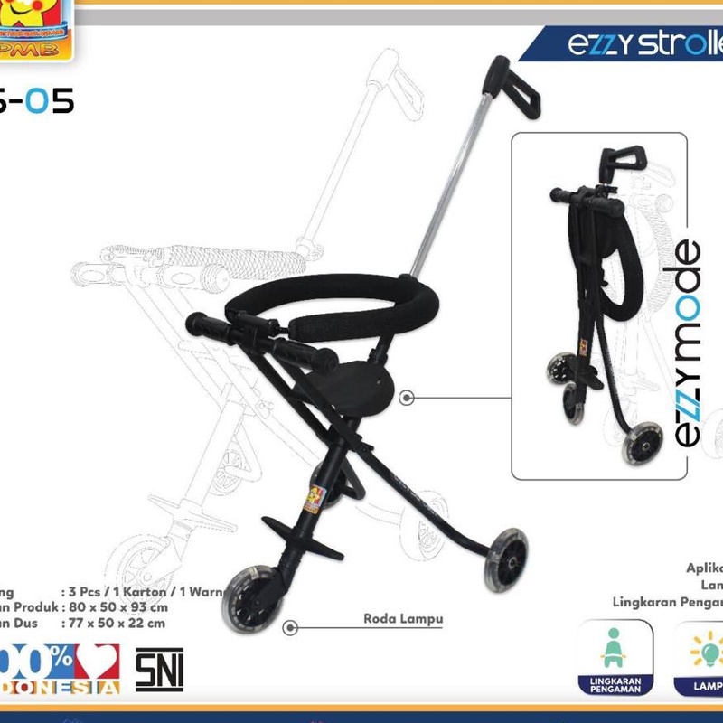 EZZY STROLLER SO5 PMB perlengkapan bayi , stroller, dorongan bayi