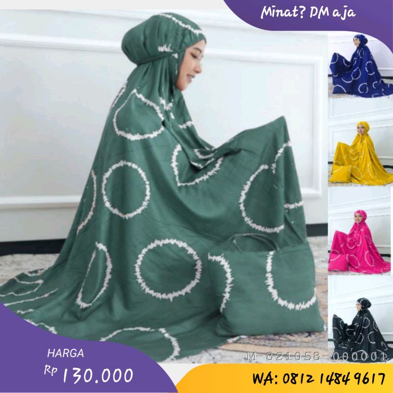 MUKENA BALI RAYON DEWASA JAMILA VOLK-129Warna: GREN TEA, HITAM, BIRU, FANTA, MUSTARD
MOTIF: JAMILA
(