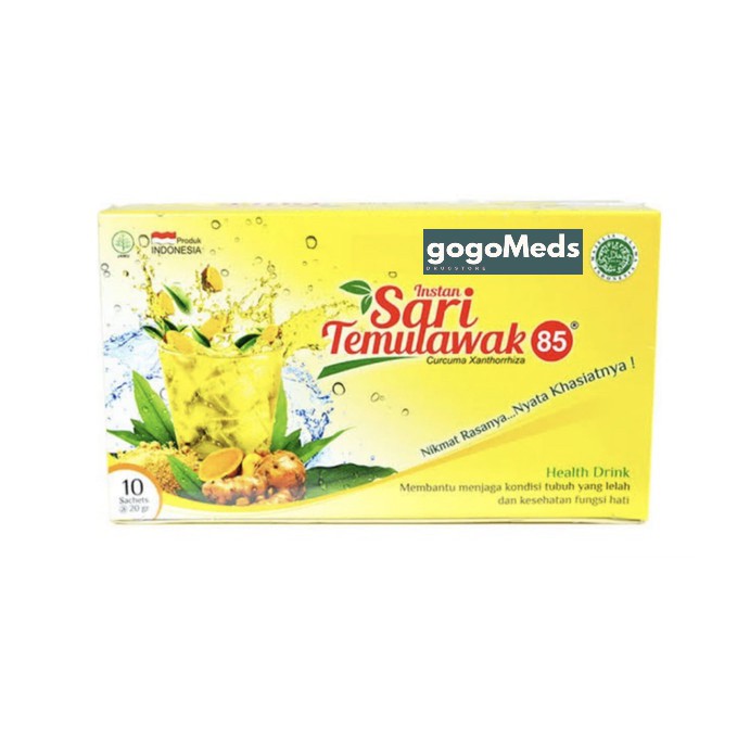 SARI TEMULAWAK 85 RASA ORIGINAL DUS ISI 10 SACHET