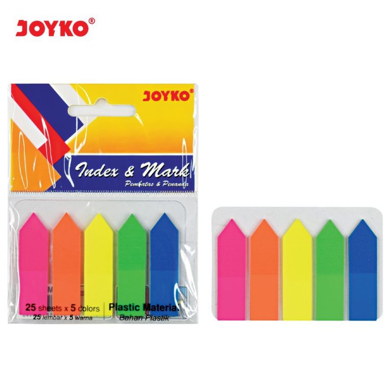 

Sticky notes 5 warna bahan plastik Joyko IM-43 / IM-44