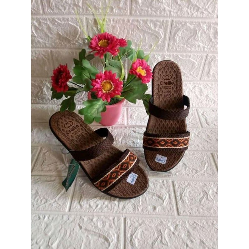 Sandal wanita terbaru/slop rajut/model turki