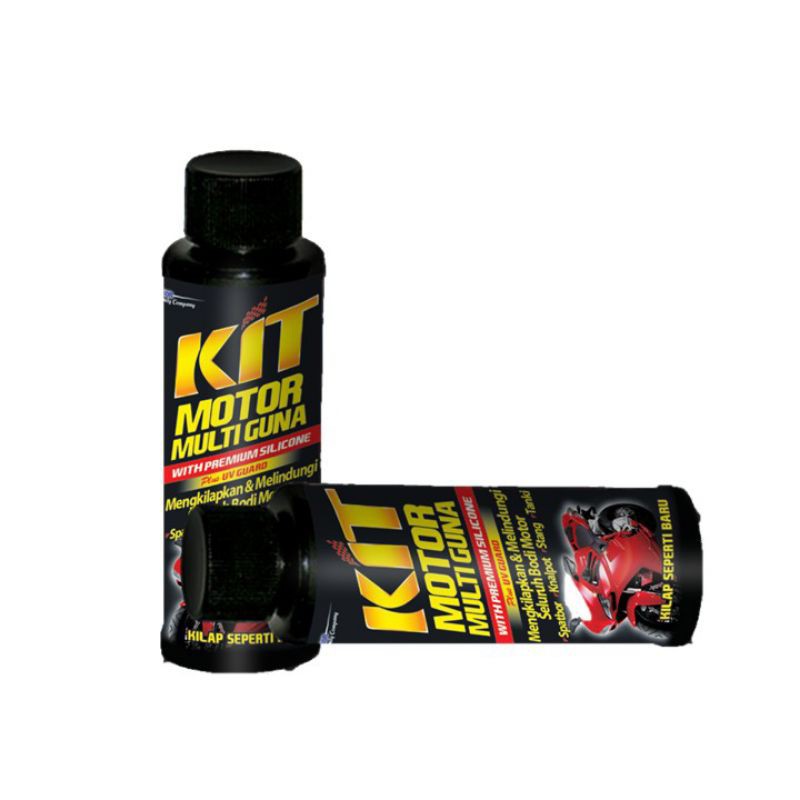 Kit Motor Multiguna Pengkilap Body Body Spakbor Knalpot Stang Tengki Poles Cair Botol Refill 100Ml