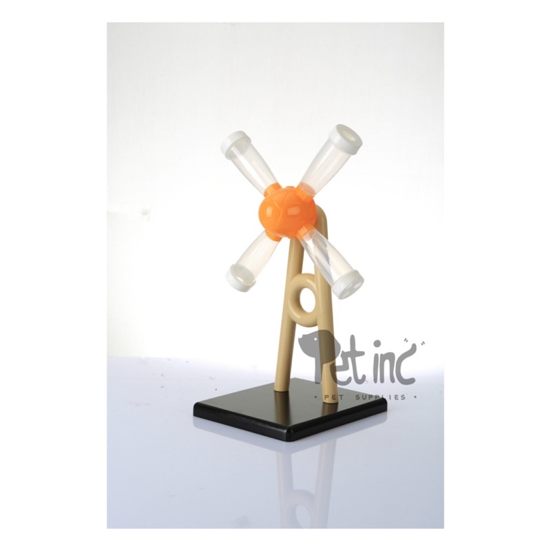 IQ pinwheel throwing treats toys