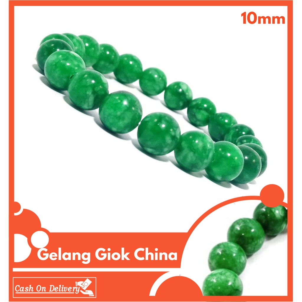 Gelang Batu Natural Giok China