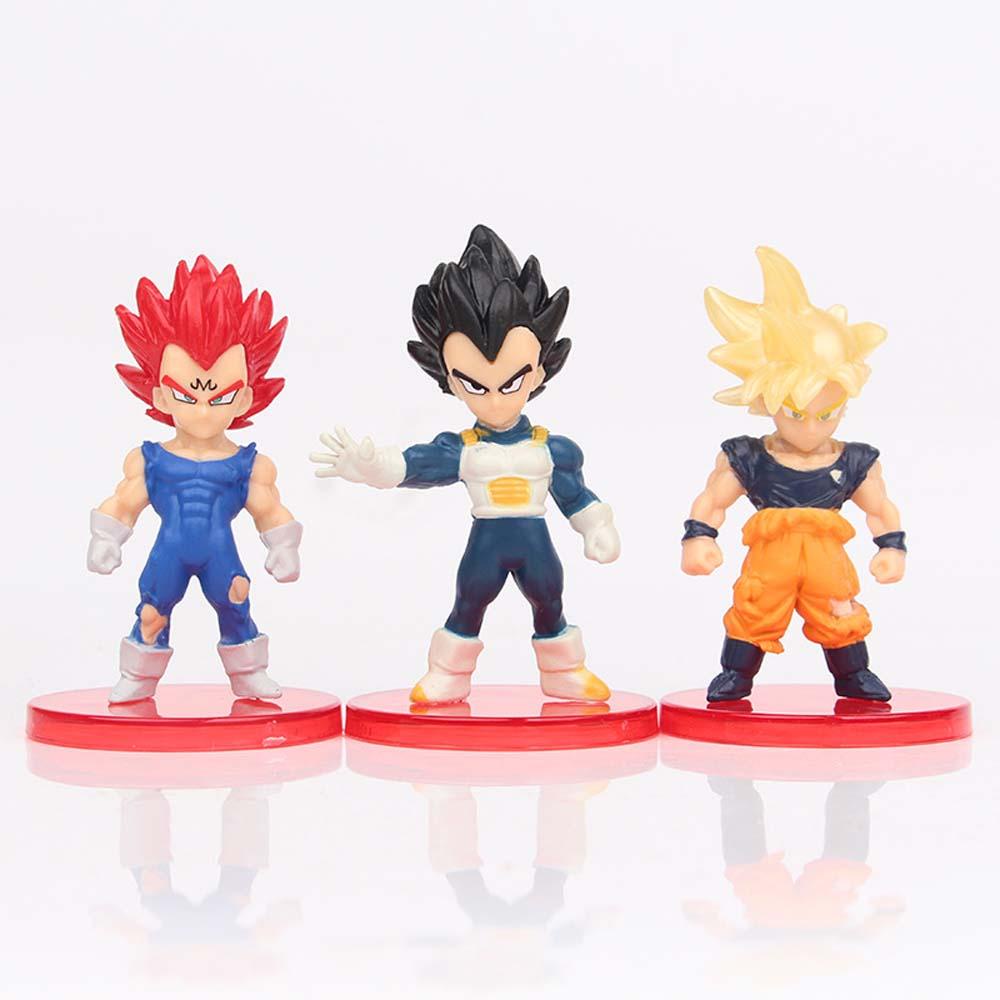 QUINTON Dragon Ball Ultra Instinct Anime Jepang Q version Model Mainan Vegeta Vegetto Son Goku