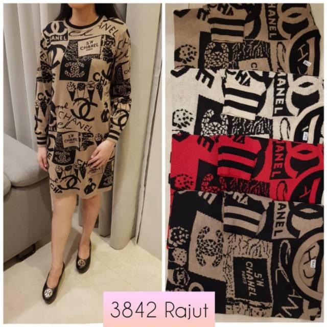 Rajut Tunik Chanel Koran