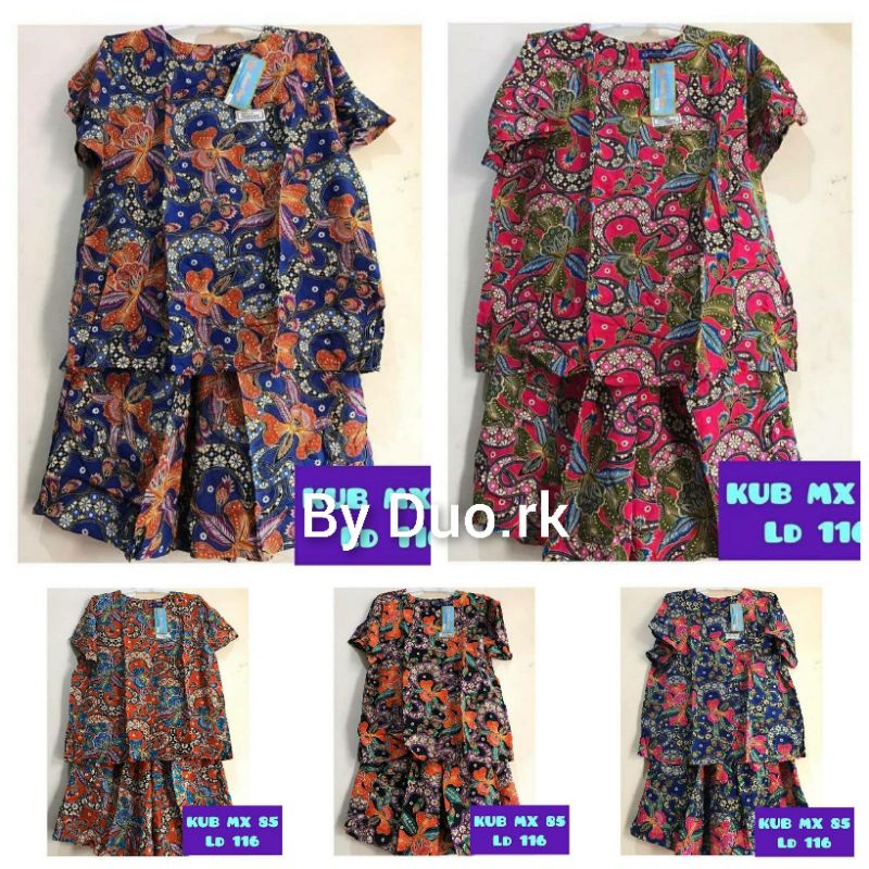 Setelan Kulot Kencana ungu Max 85 Baju Santai Kub