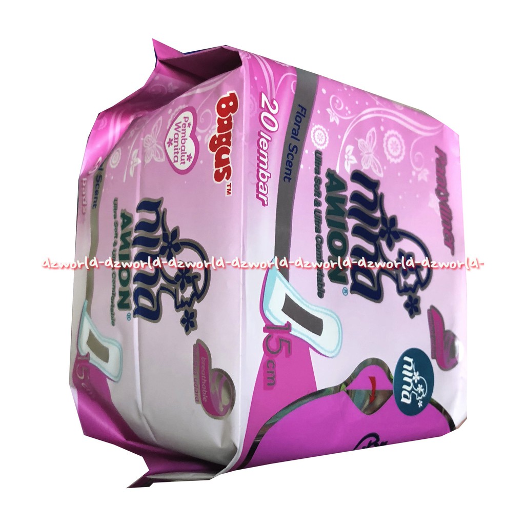 Nina Anion Panty Liner 20 Lembar Floral Scent Bagus Pantyliner