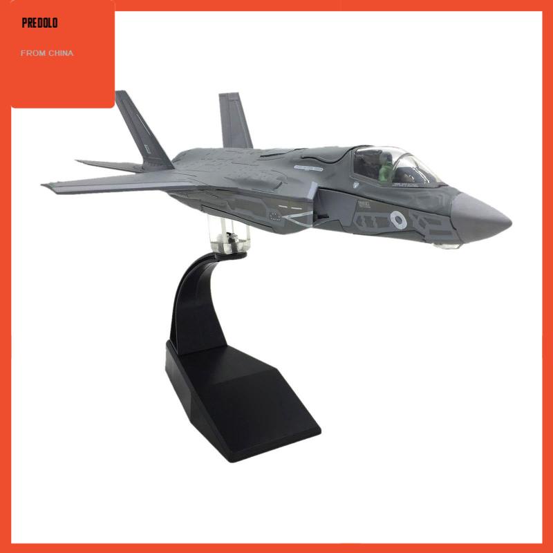 Miniatur Diecast Pesawat Tempur F-35B Skala 1 / 72 Bahan Alloy Untuk Dekorasi Rumah / Kantor