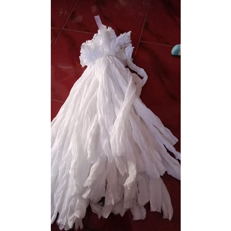 GROSIR KAIN STOKING PUTIH / BAHAN KERAJINAN/ BAHAN BUNGA STOKING