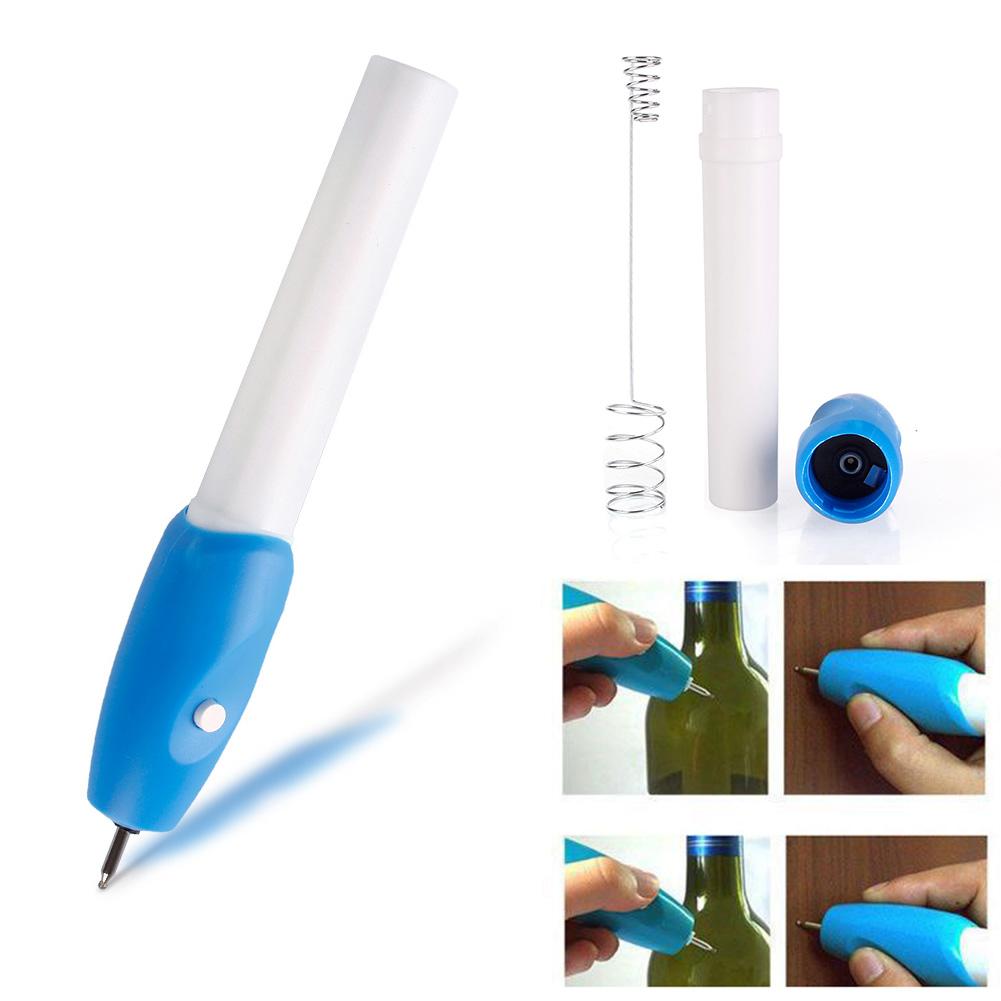 Pulpen Ukiran Listrik Alat Ukir DIY Untuk Perhiasan Kaca Logam Kayu Plastik
