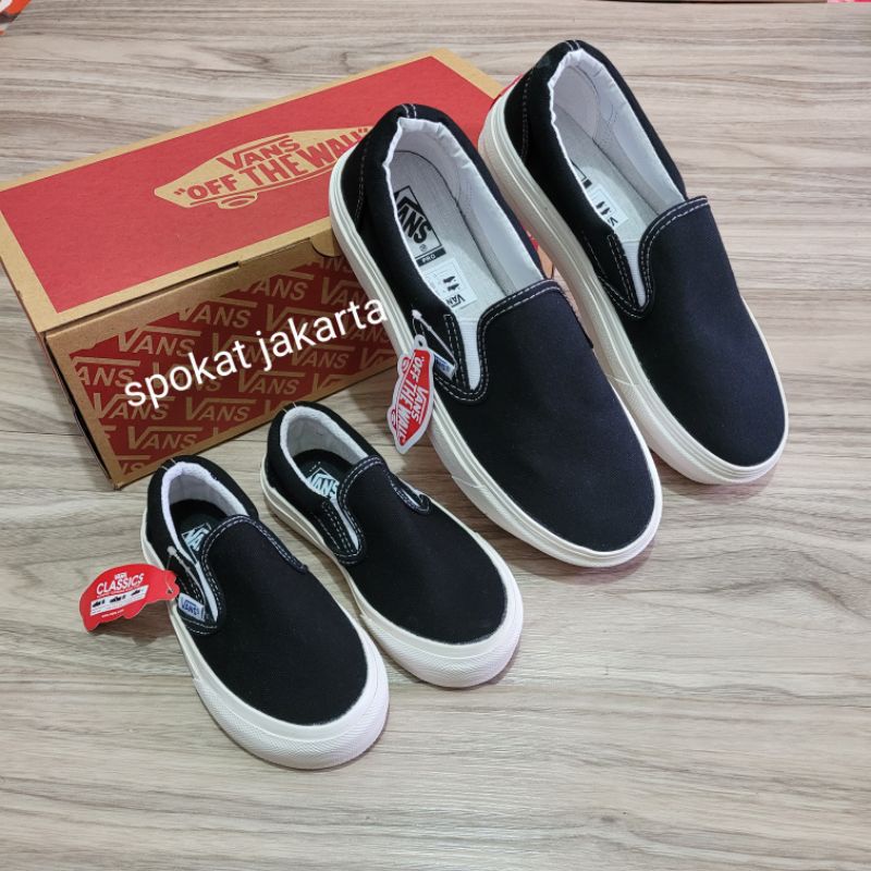 Vans Slip On Black White Og Import Quality Wf Dt Made In China